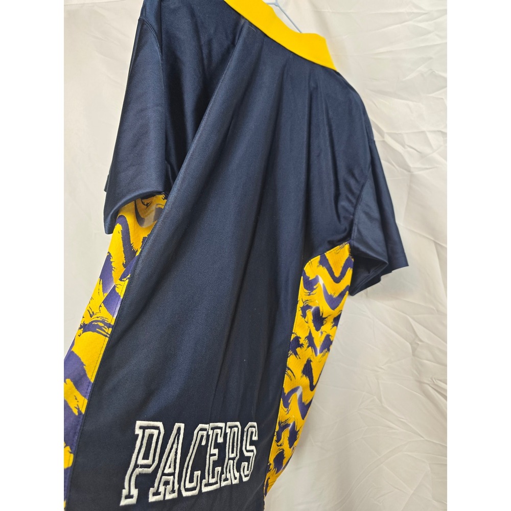 Vintage Champion Indiana Pacers NBA Mens XL Quarter Zip Pullover Athletic Jacket - Picture 4 of 6
